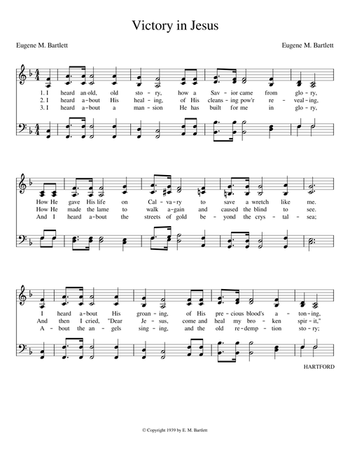 Victory in Jesus