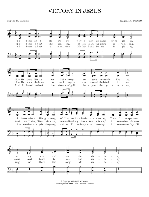 Victory in Jesus