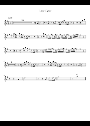 Last Post Sheet Music for Trombone (Solo) | MuseScore.com