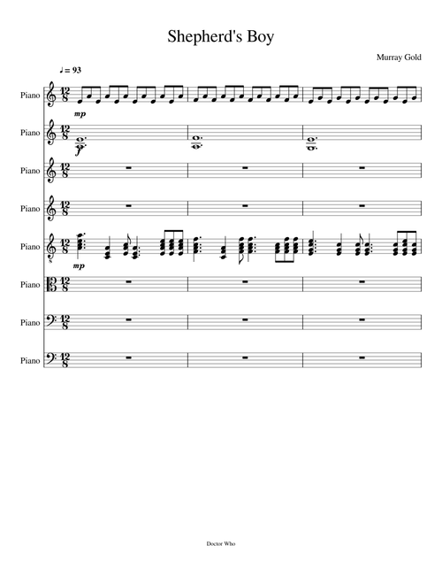Shepherd's Boy Piano (Extreme)