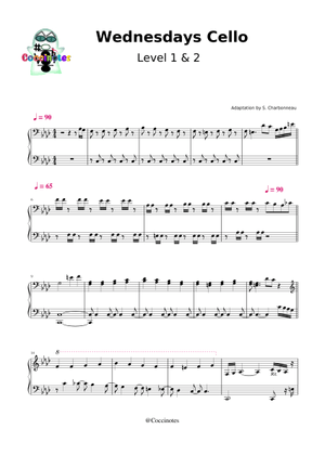 Play Official version of Paint it Black Sheet Music by Wednesday Addams ...