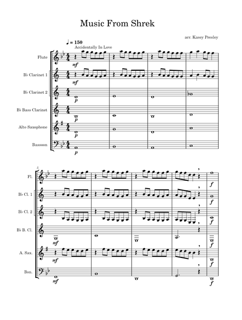 Music from Shrek