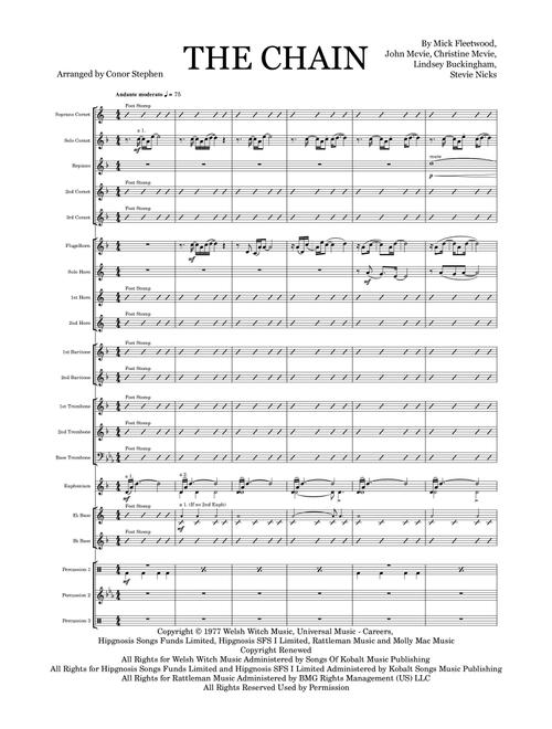 The Chain (Arr. Conor Stephen) - Fleetwood Mac (Brass Band)