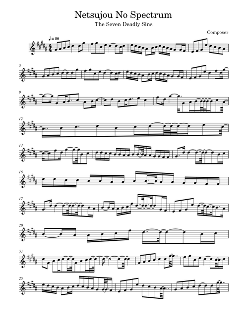 Netsujou no Spectrum – Ikimonogakari Netsujou No Spectrum Alto Sax