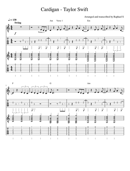 Cardigan – Taylor Swift