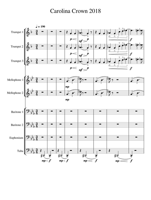 Beast – Carolina Crown (Second Movement)