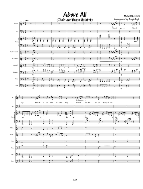 Above_All_for_choir_and_brass Michael W. Smith