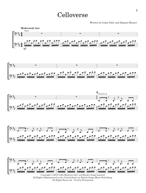 Celloverse - 2Cellos (Cello Duet)