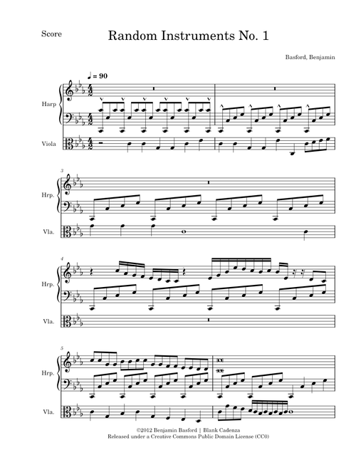 Random Instruments No. 1