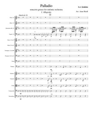 Palladio – Karl Jenkins Sheet music for Euphonium, Tuba Palladio – Karl Jenkins Sheet music for Euphonium, Tuba