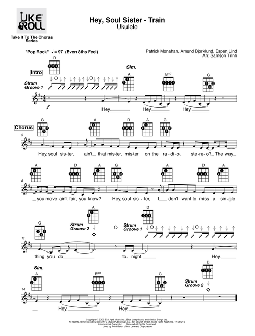 Hey, Soul Sister (Arr. Samson Trinh) - Train (Small Ensemble)