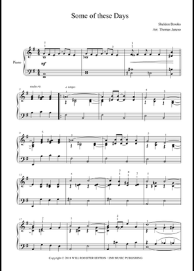 タイタニックポスターSome of These Days 楽譜 証明書付き額入り タイタニックポスターSome of These Days 楽譜 証明書付き額入り