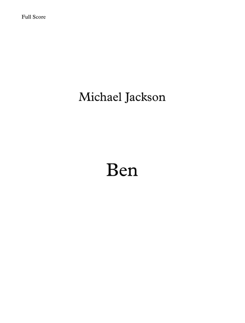 Ben (Arr. Leandro Cardoso) - Michael Jackson (Brass Ensemble)
