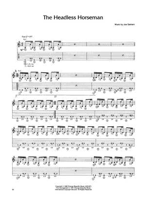 輸入楽譜 ジョー・サトリアーニ NOT OF THIS EARTH ギタースコア Play Official version of Not of this earth Sheet Music by Joe