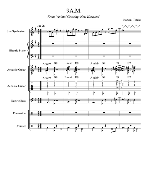 9 A.M. - From "Animal Crossing: New Horizons"