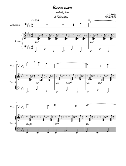 A felicidade – Antônio Carlos Jobim Bossa_nova