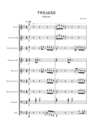 Tweaker- Liangelo Ball Sheet Music for Trombone, Tuba, Oboe, Saxophone ...