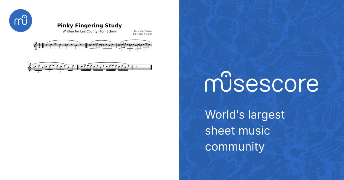 Pinky Fingering Study for Sheet music for other (Solo