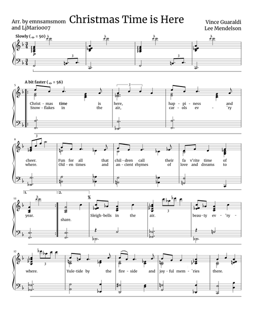 Christmas Time is Here — A Charlie Brown Christmas