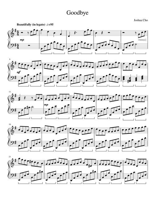 Goodbye (My Composition)
