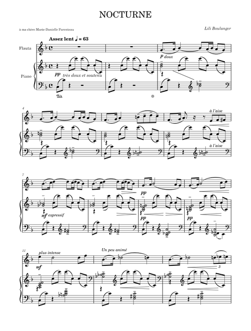 Nocturno – Lili Boulanger