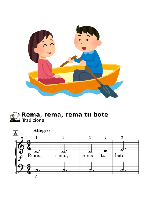 Row, Row, Row Your Boat – England Folk Song