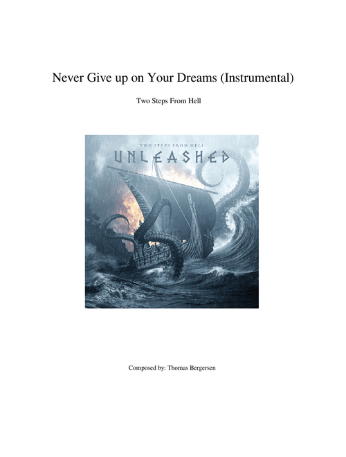 Never Give up on Your Dreams (Instrumental) - Two Steps From Hell