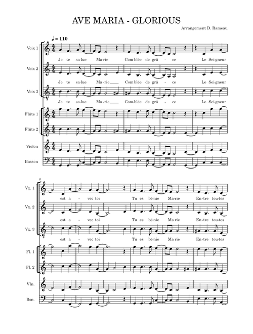 Ave maria – Glorious