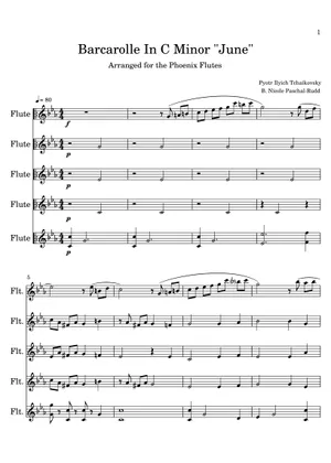 Barcarolle In G Minor ( Barcarolle In G Minor (