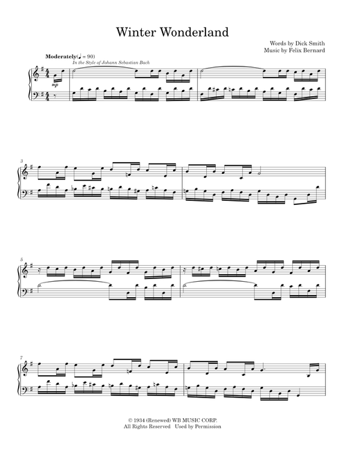 baroque sheet music pdf