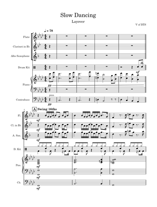 Slow Dancing (Piano Ver.) – V Kim Tae-hyung (BTS)