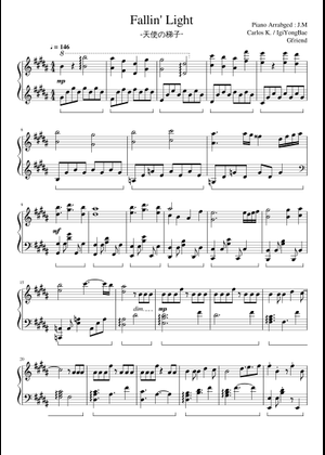 Fallin' Light – GFRIEND Sheet Music for Clarinet other (Solo ...