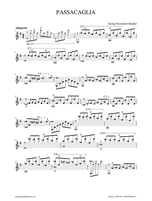Passacaglia in E minor, BWV 582 – Johann Sebastian Bach