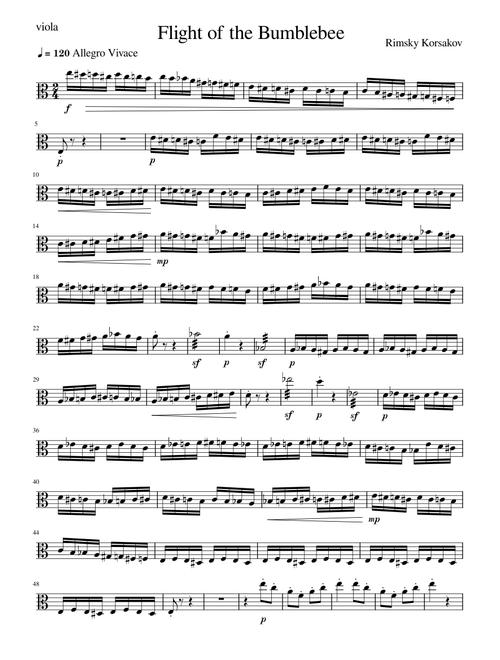 Rimsky-Korsakov Flight of the Bumblebee