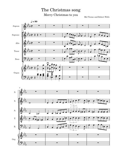 The christmas song – Mel Tormé The Christmas song (Merry Christmas to you)