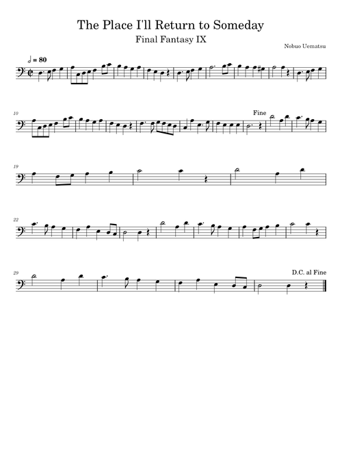 The Place I'll Return To Someday – Final Fantasy IX