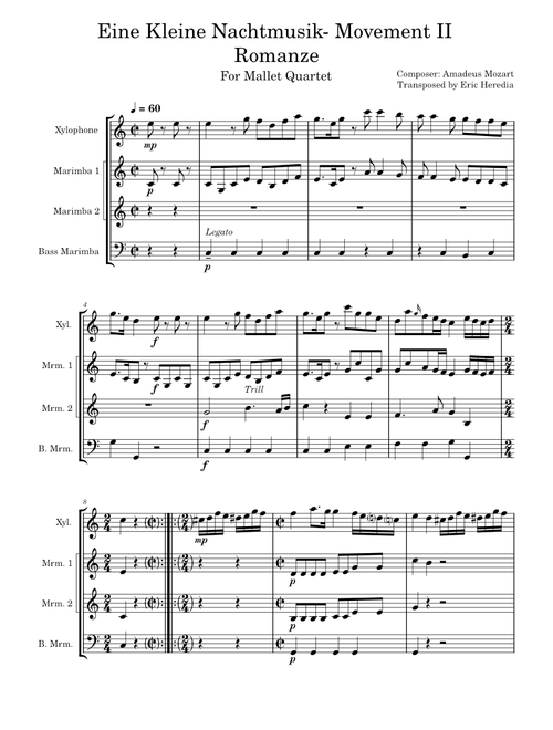 Eine kleine Nachtmusik, K.525 – Wolfgang Amadeus Mozart