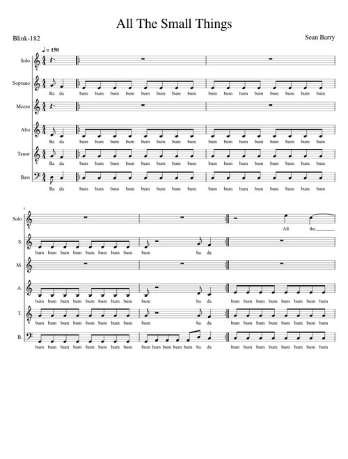 All the Small Things (Acapella)