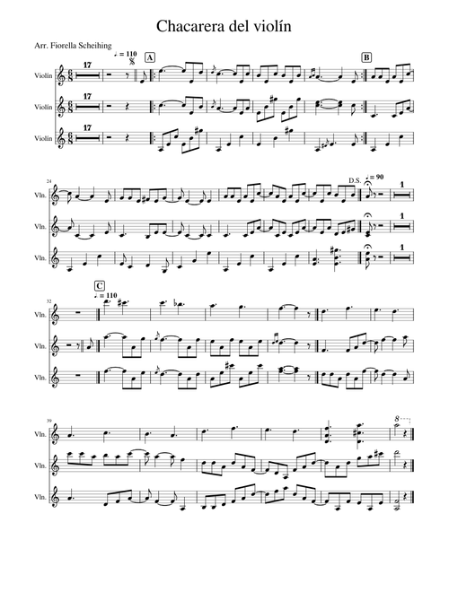Chacarera del violin-TRÍO