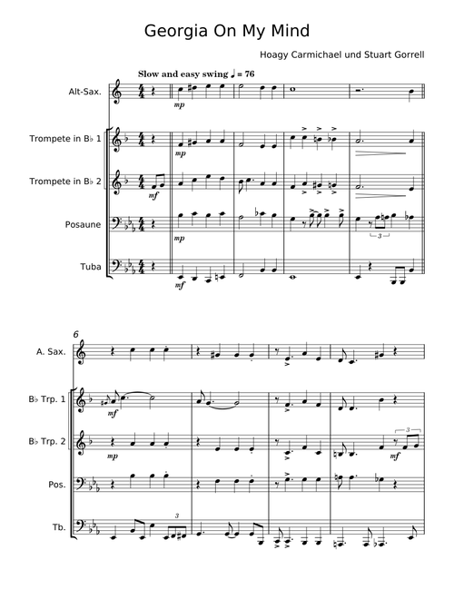 Georgia on my mind - Hoagy Carmichael