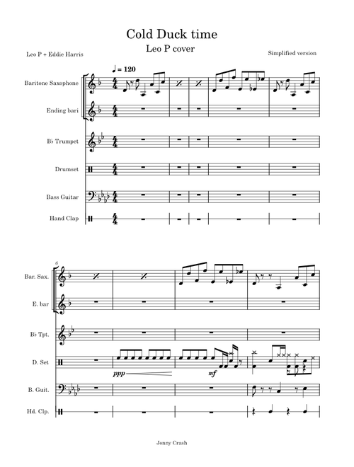 Cold duck time – Eddie Harris Leo P cover