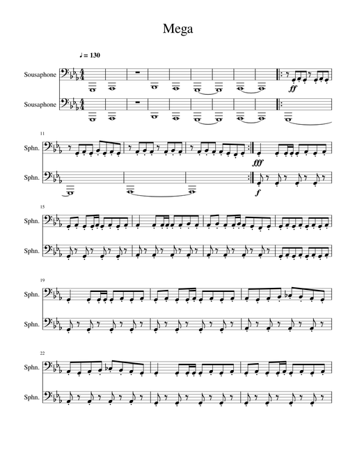 Mega Sousaphone Fanfare