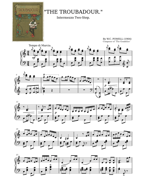 The Troubadour by W.C. Powell (1904)