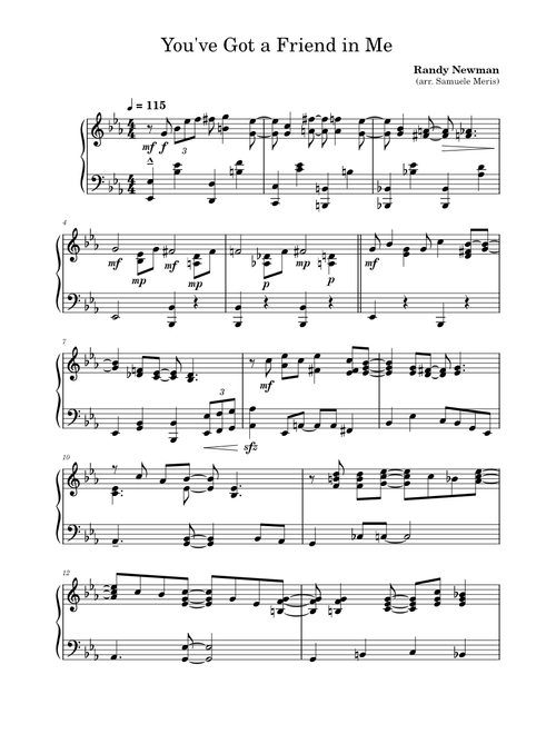 You've Got A Friend In Me – Randy Newman