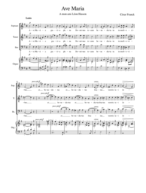 Ave Maria, FWV 57 – César Franck