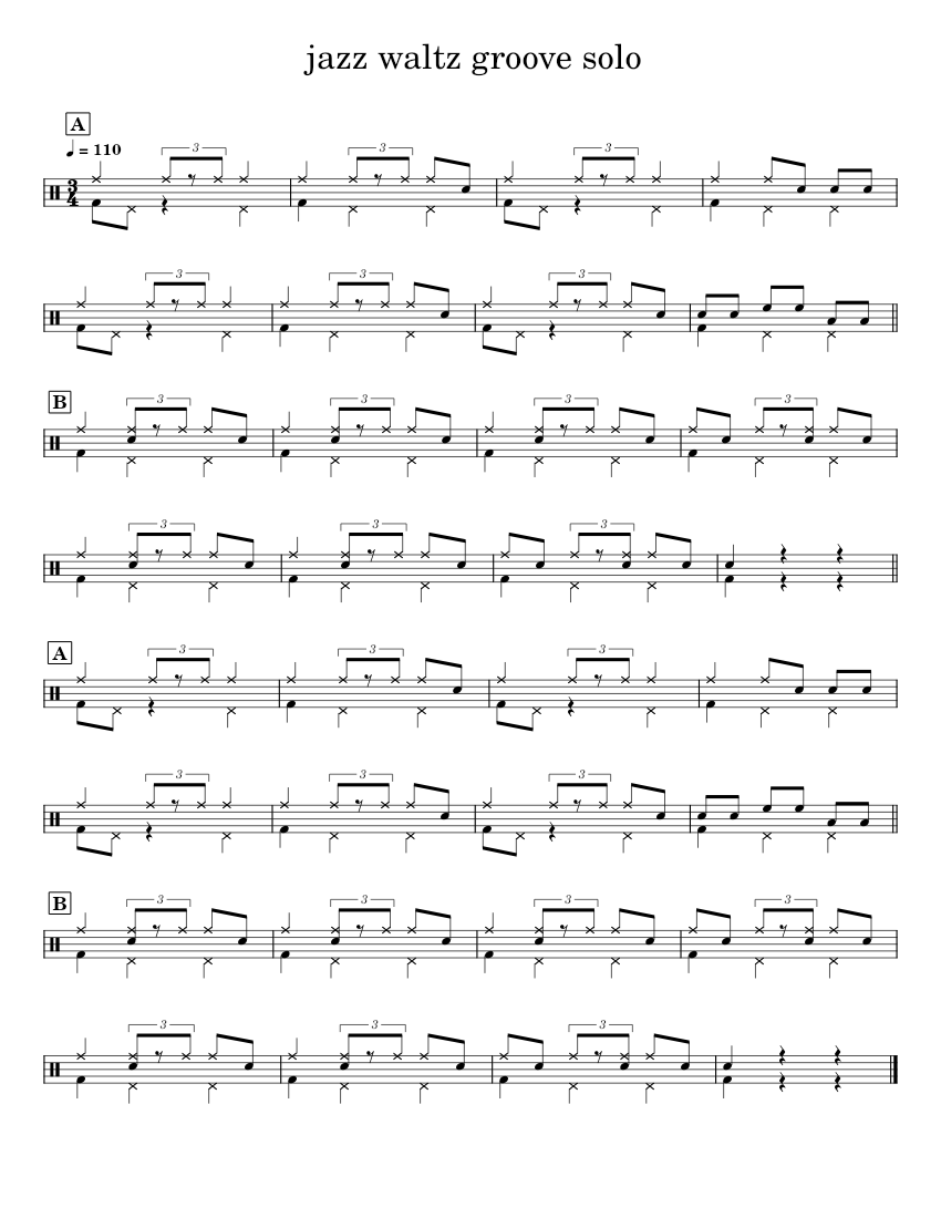 Jazz drum charts top