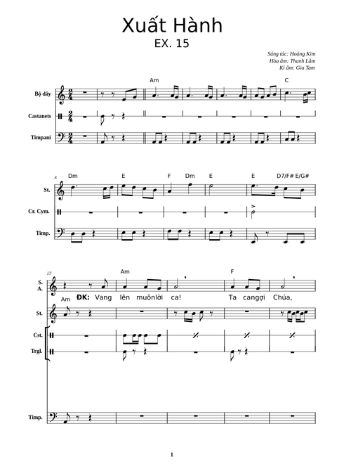 Xuất Hành Bản phối 2