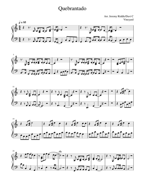Quebrantado – Vineyard Music Quebrantado - Vineyard