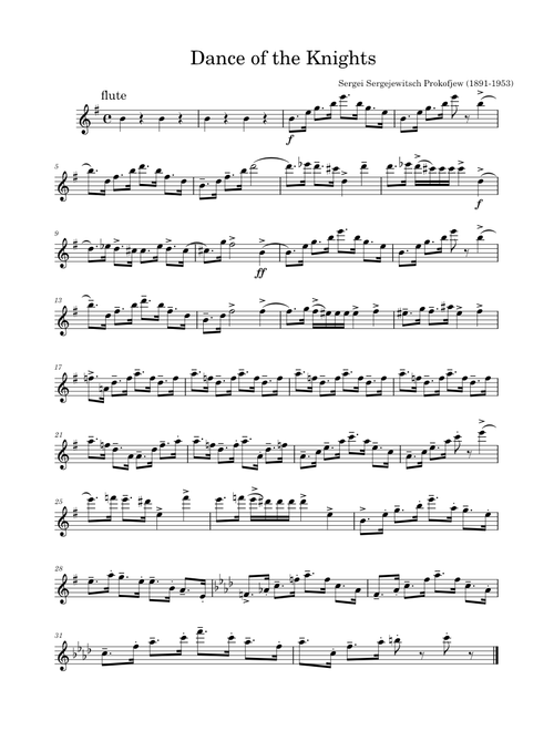 Romeo and Juliet, Op 64, No 13, Dance of the Knights – Sergei Prokofiev Dance of the knights - Prokofjew
