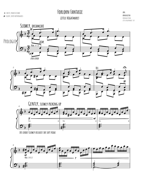 Little Nightmares Arrangement "Forlorn Fantasie"